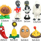 Jhesao 16 Pcs Plants Pvz Toys Set Zombies Figurines Series Pvz Plush Pvc Toys New, Great Gifts For Kids And Fans, Birthday And Party