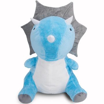 Marysun Large Stuffed Dinosaur, Plush Dino, Stuffed Triceratops Animal Toy, Valantine Gifts For Boys Girls Kids 20 Inches