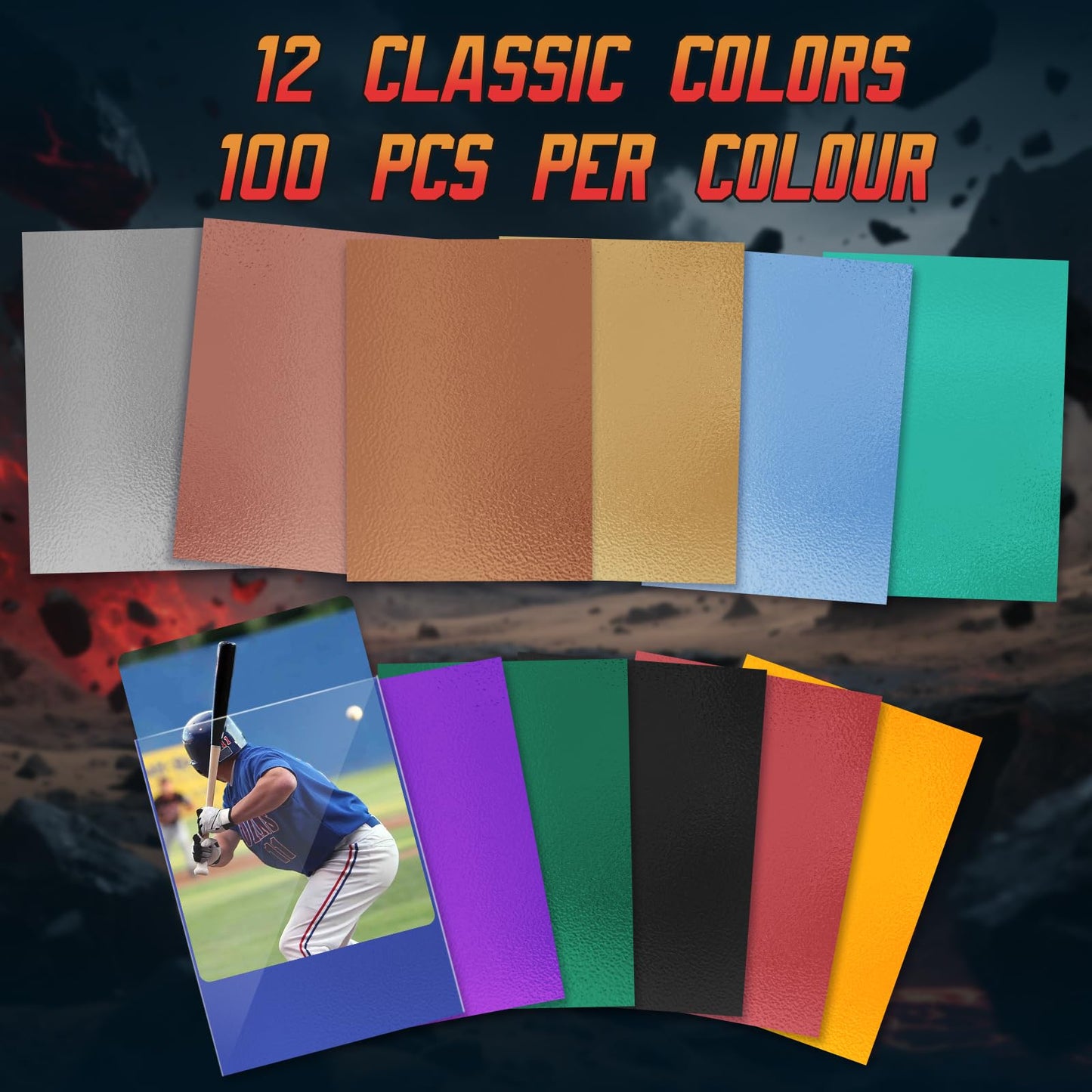 1200ct Matte Card Sleeves - enhanced Card Protectors for Trading Cards  MTG  TCG Magic  and Collectible Card Games - Soft Touch Finish for Smooth Shuffling and Handling