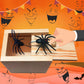 Jishi Large Wooden Spider Prank Box - Funny Surprise Gift for Kids, Adults, White, Ideal for Christmas and Stocking Stuffers