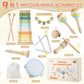 Baby Musical Instruments - Montessori Musical Toys for Toddlers 1-3 Musical Instruments for Toddlers 1-3 Neutral Colors Xylophon