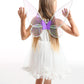 Fairy Wing,Butterfly Fairy Halloween Costume Angel Wings,Halloween Costume Sparkle Angel Wings Dress Up Party Favor Purple