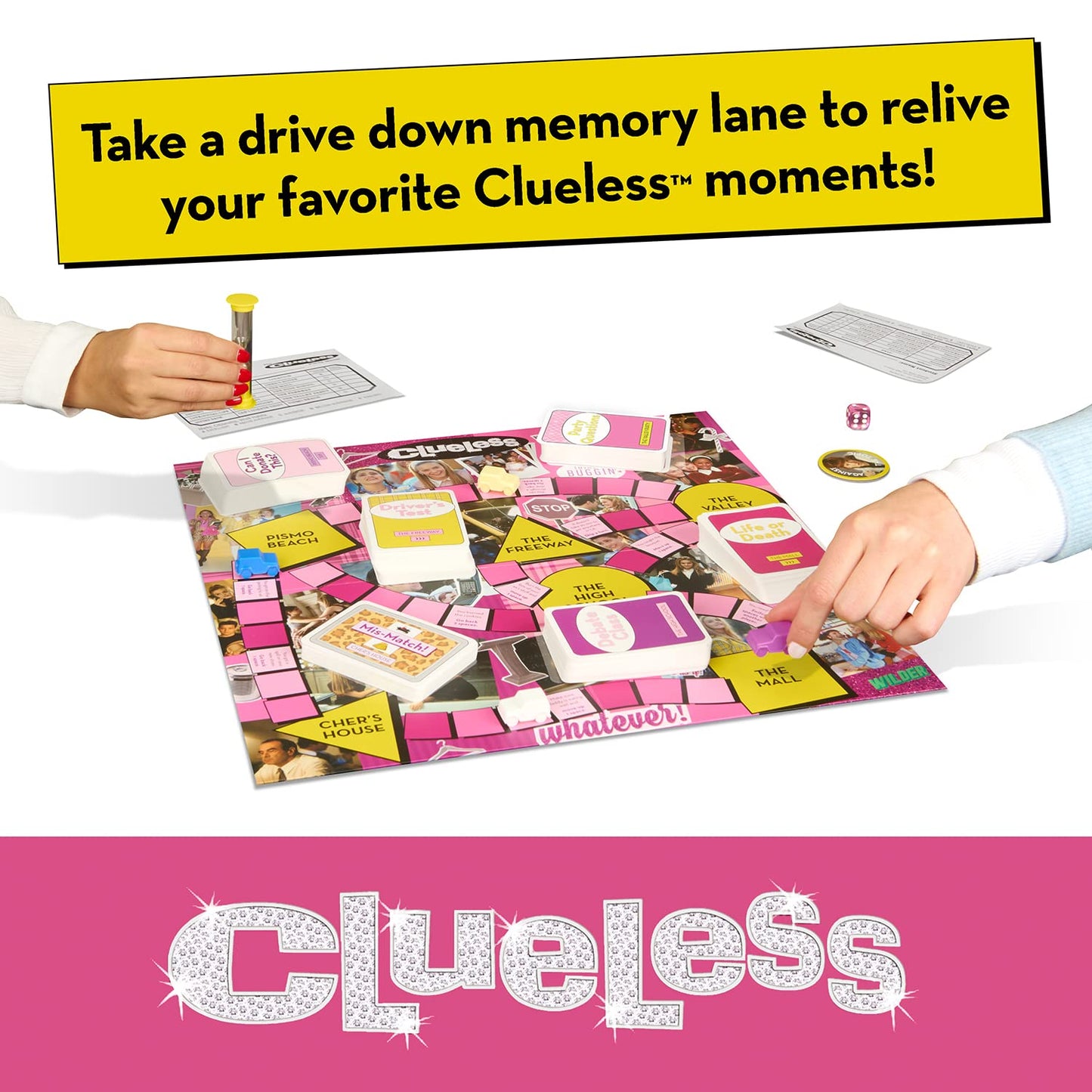 Clueless Clueless Party Game - Ugh as if! Edition - Board Game for Adults - Multicolored - Model WILD-472 - Fun for Parties