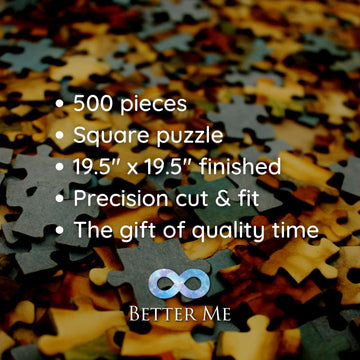 Purring Puzzlers 500 Piece Puzzles For Adults - Cute Cat Lover Holiday Cat Puzzle For Adults Teens & Family, Fun Puzzle Of A Gin