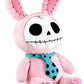 Summit Collection Furrybones Pink Bunny Bun Bun Wearing Polka Dotted Blue Tie Plush Doll