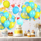 Cartoon Sponge Balloons,Sponge Party Decorations,Sponge Theme Balloon Yellow Blue Teal Clear Balloon For Boy Girls Cartoon Spong