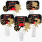 Big Dot Of Happiness Red Carpet Hollywood - Red Carpet Party Centerpiece Sticks - Movie Night Party Centerpiece Sticks - Table Toppers - Set Of 15