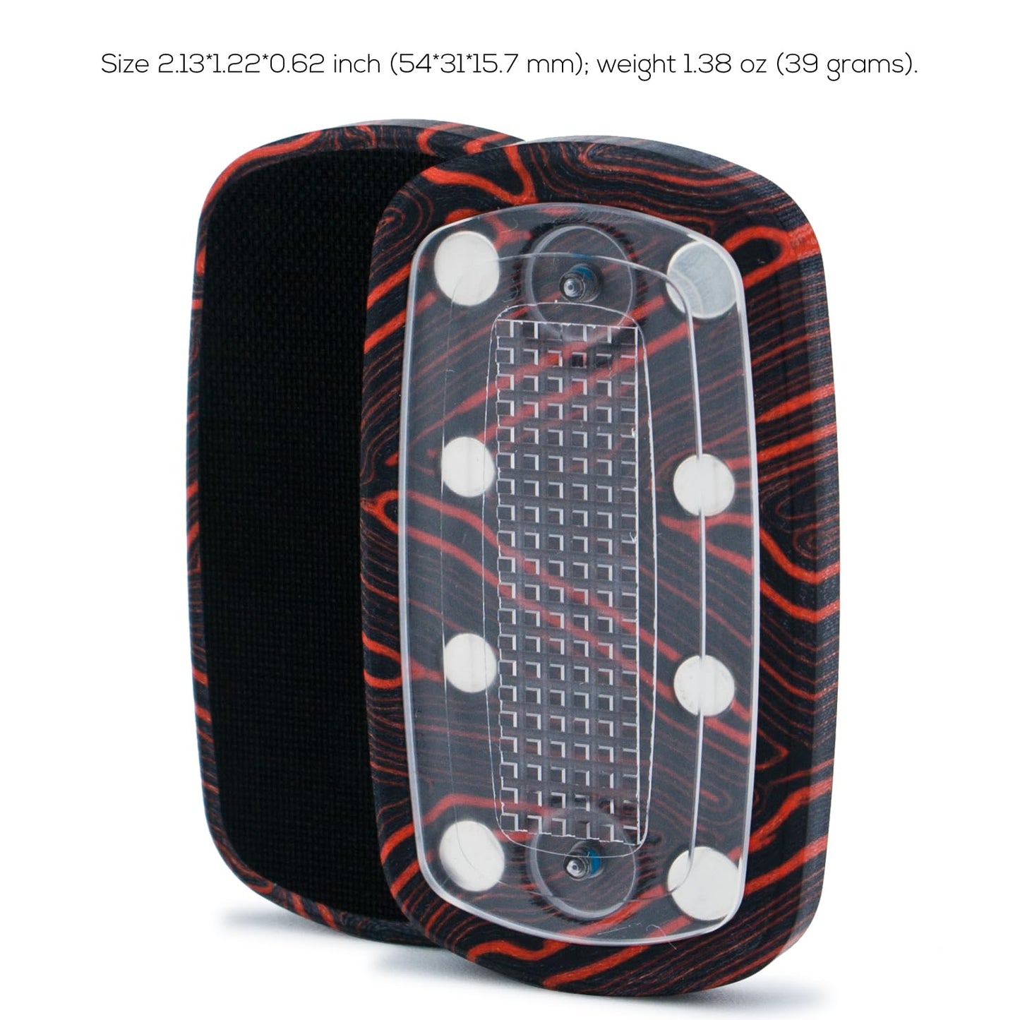 DjuiinoStar Silent Fidget Slider (Glass Fiber + PC Resin)  CNC Machined Free-Floating Push Slider  Addictive Magnetic Toy  Help to Relieve Stress  Best Gift for Fidget Fans DFS-57