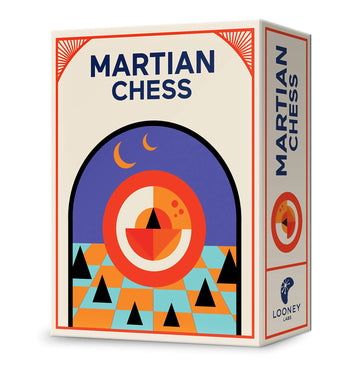 LOONEY LABS Martian Chess Game - Best Board Games Family Games for Game Night Strategy Board Games for mature-themeds Chess-Style Board Game 2 Player Strategy Games for mature-themeds Kids Card Games Ages 8 to mature-themed