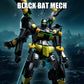 HIGH GODO Black Bat Mech Building Blocks Set for mature-themeds  Robot Model Building Kit with Wings and decorative replica blades   534 Pieces Creative Collectible Gift for Teens