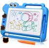 Aituitui Magnetic Drawing Board Toddler Toys Gift For 2 3 Year Old Girls Boys, Sketch Writing Doodle Pad Age 2-4 Travel Games, Educational Learning Kids Toys For Toddlers Birthday (Blue)