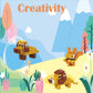 BRICHBROW Animals Building Blocks - Mini Multicolor Party Favors, SM206B, Great for Kids' Prizes and Goodie Bags (12 in 1 Animal)