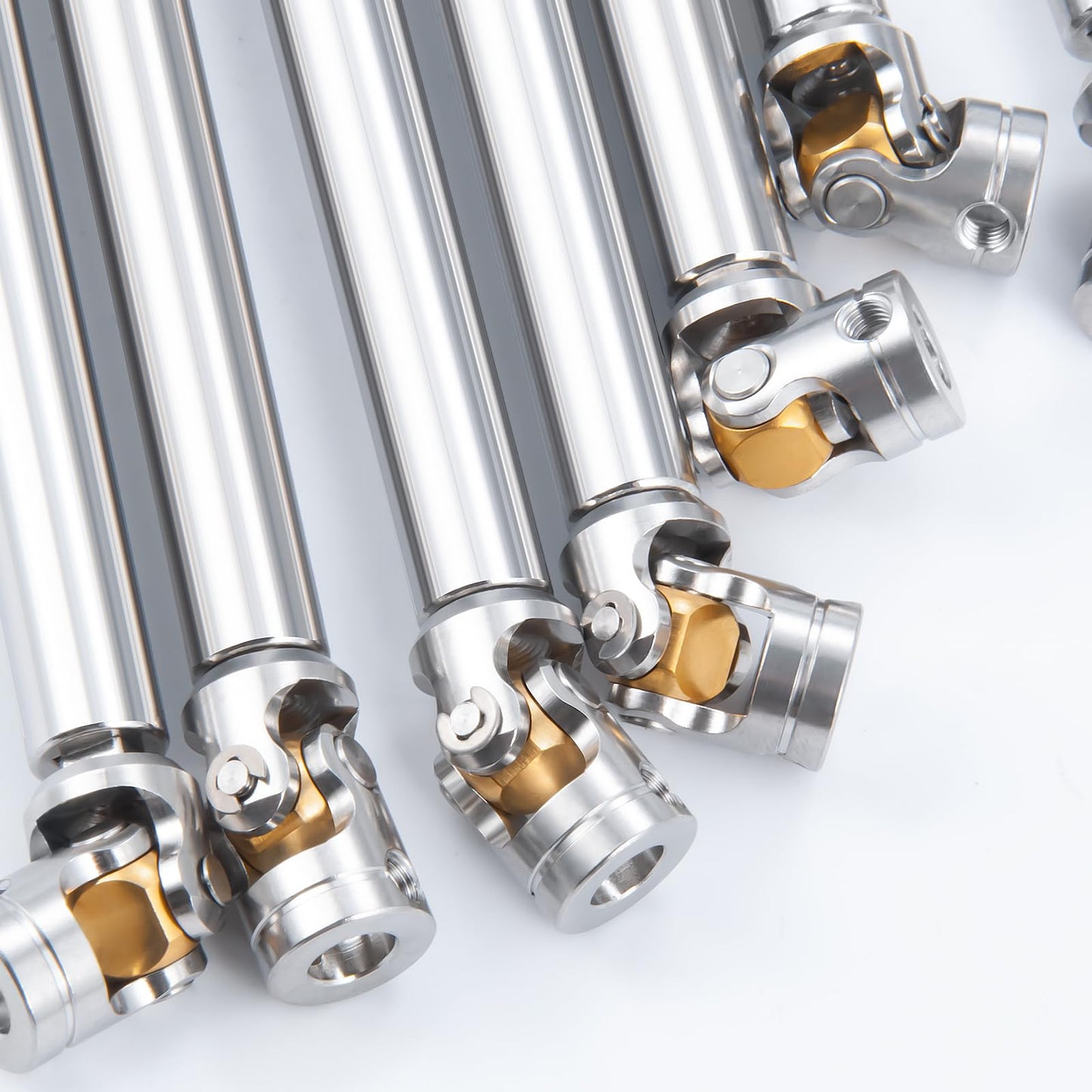 RC-Hub 1Pcs RC Driveshafts Metal Drive Shaft 45-50/47-57/55-67/60-80mm for 1:14 Tamiya Trailer Tractor Truck RC Crawler Car (145