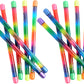 Ja-Ru Glitter Wand Girls Rainbow Baton Toy (12 Baton) 12 Inch Wand Baton Spiral Fidget Toys For Kids. Magic Twirling Glitter Sticks. Stress Relief. Classroom Decorations Bulk Party Favors. 2002-12P