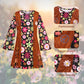 Cuteshower Kids Hippie Costume For Girls 60S 70S Hippie Dress For Halloween Party Outfit