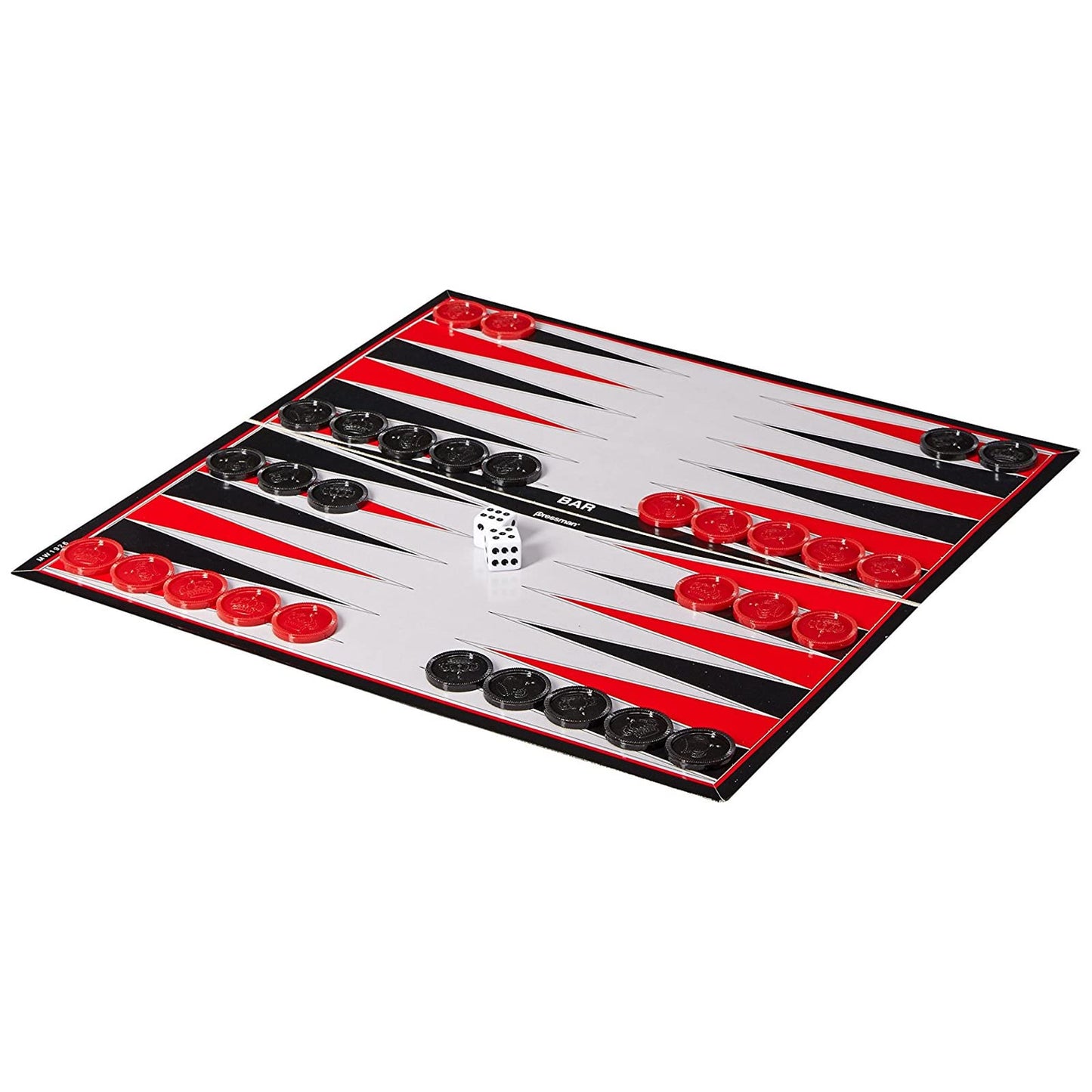Pressman Chess / Checkers / Backgammon - 3 Games In One With Full Size Staunton Chess Pieces And Interlocking Checkers, 15.62 X 8.00 X 1.50 Inches