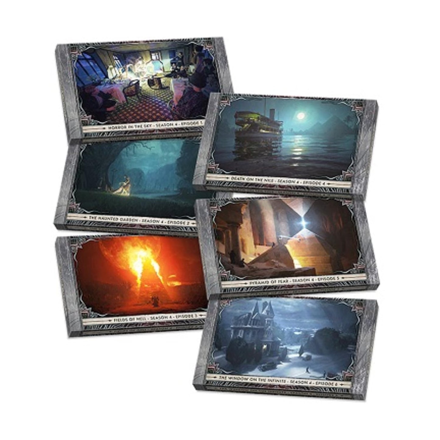 Cthulu: Death May Die Season 4 Board Game Expansion - Unveil New Horrors! Cooperative Mystery Game for Kids & mature-themeds  Ages 14+  1-5 Players  90-120 Minute Playtime  Made by CMON