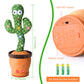 Sanjoin Dancing Talking Cactus Toy For Baby Toddler, Boys Girls Gifts Singing Mimicking Cactus Toy Recording Repeating What You