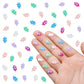 200 Pieces Mini Jellyfish Decor for Crafts Dollhouse Miniatures Tiny Jelly Fish Beach Christmas Decorations for Dollhouse Fairy