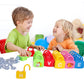 Dinhon Color Alphabet Learning Lock Toys - Educational Letter Game with 26 Locks & Keys for Ages 3+ - Model DH-21624 - Letter Learning Lock-2