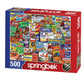Springbok'S 500 Piece Jigsaw Puzzle Looney Labels - Made In Usa