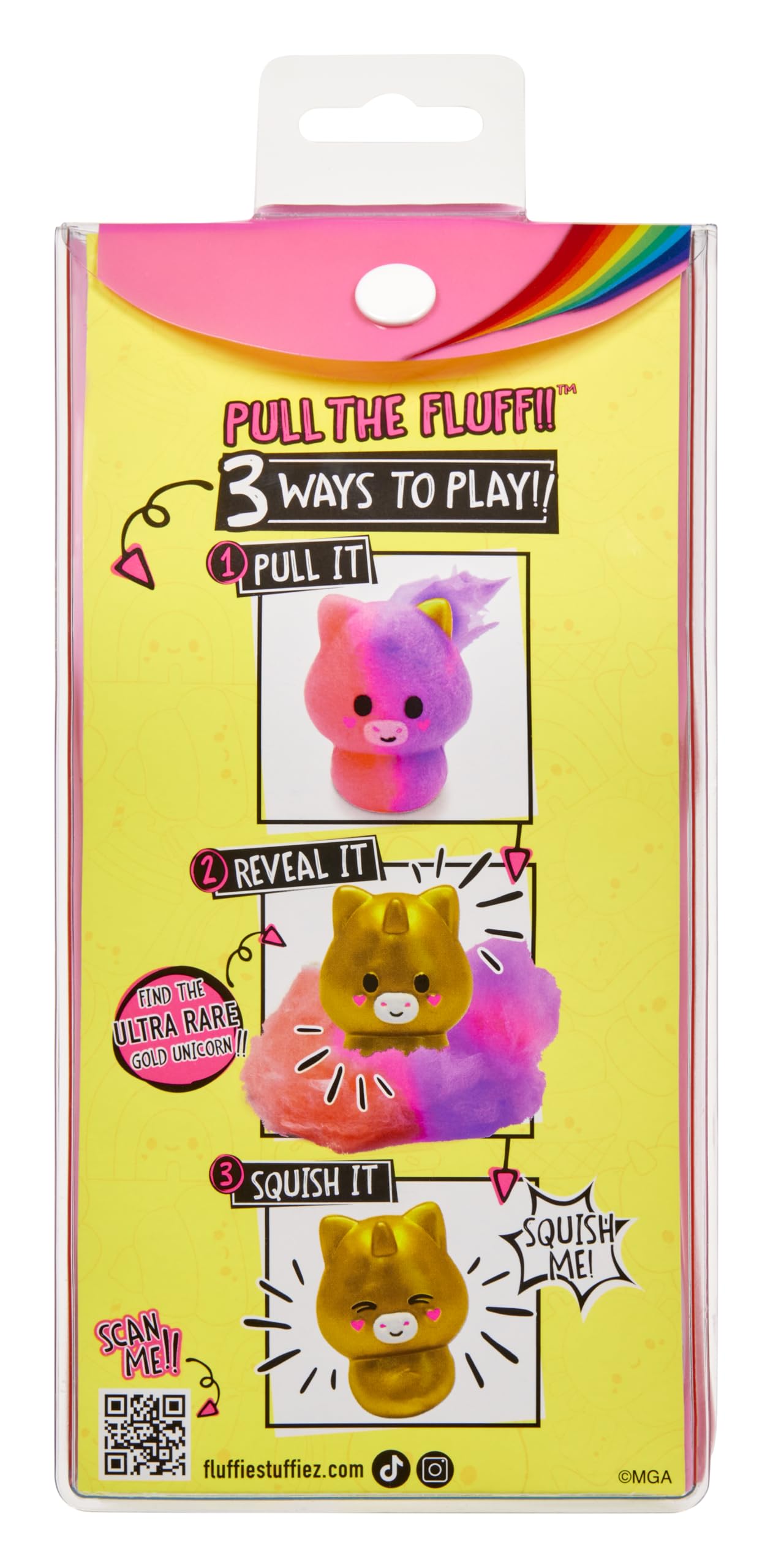 Fluffie Stuffiez Rainbow & Unicorn Minis Collectible Feature Plush, Surprise Reveal Unboxing Soft And Squishy Tactile Play Fidge