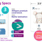 Stellarsol 2-Pack Gift Set Korean Alphabet Flashcards For Toddlers, Preschoolers, Beginners | Hangul, Numbers, Colors, Shapes, A