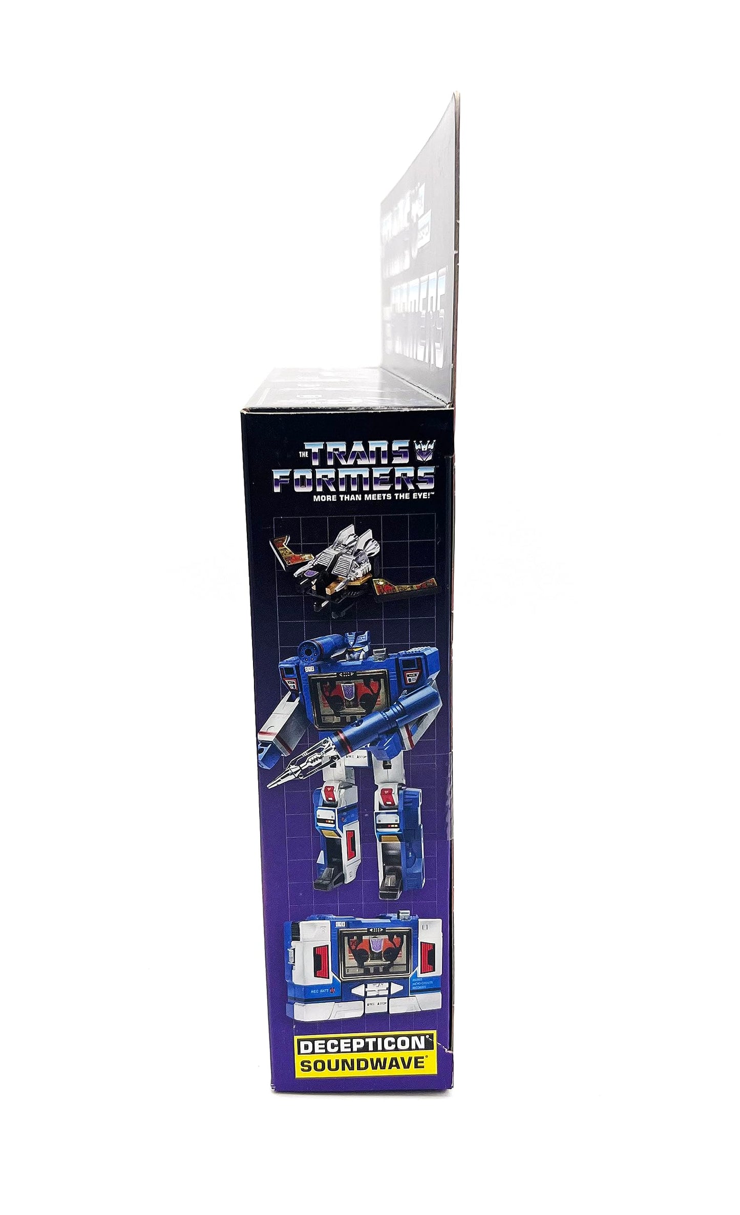 Hasbro Transformers G1 Soundwave & Buzzsaw | 7" Multi-color Vintage Reissue, Plastic Model PN00032011