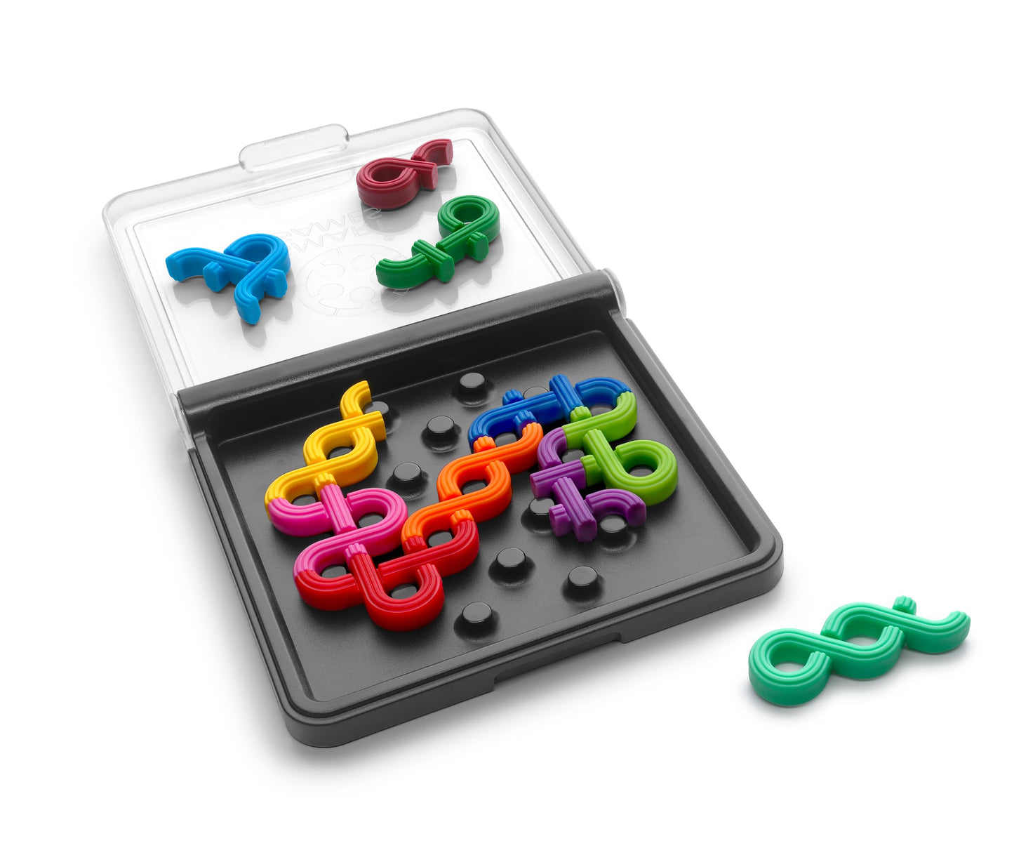 SmartGames IQ Noodles - A Travel Friendly Logic Puzzle for Ages 7 - mature-themed with 120 Challenges and 2 Play Modes!