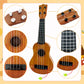 Kids Toy Ukulele Guitar,Classical 17Inch 4 String Mini Children Guitar With Pick,Educational Musical Instrument Toy For Toddlers