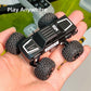 LDARC 1:58 Scale Mini RC Car RTR 2.4GHz Desktop Monster Truck Hobby Grade Remote Control Vehicle Model Comes with 2 Replaceable