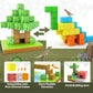 Magnetic Blocks-Build Mine Magnet World Edition, Magnetic Toys For Boys & Girls Age 3-4 4-5 6-8,Stem Montessori Sensory Toys For Toddlers Gifts For 3+ Years Old,48Pcs Fidget 1' Cubes Construction Toys