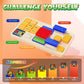 Homestec Super Slide Puzzle, Hand Held Travel Games For Kids, Brain Teaser Toys Road Trip Activities For Boys Girls Adults, Birt