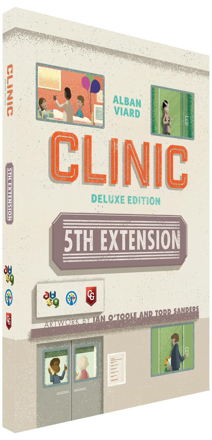 Capstone Games: Clinic Deluxe Extension 5 - Strategy Board Game Extension, 1-4 Players, Ages 12+, 60-150 Min Game Time