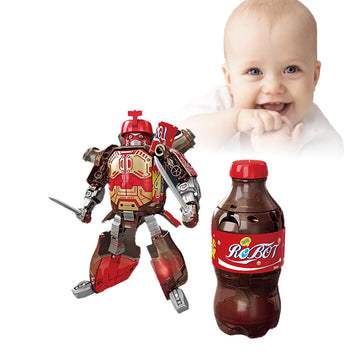 2025 New Beverage Bottles Transformer Robot Toys, Soda Can Transforming Robot Toys for Kids Gift, Creative Soda Deformation Figu