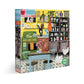 eeBoo: Piece and Love Kitchen Chickens 1000 Piece Square mature-themed Jigsaw Puzzle  Puzzle for mature-themeds and Families  Glossy  Sturdy Pieces and Minimal Puzzle Dust