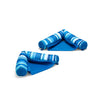 Big Joe Noodle Sling 2 Pack Pool Seat - No Inflation, Armrests, Blurred Blue Stripe, 3ft, Durable Polyester