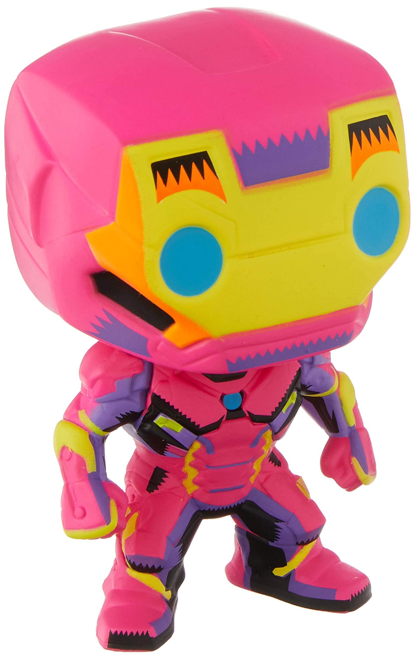 Funko Marvel Black Light Iron Man Collectable Toy - Standard Size, Multicolor, Vinyl, Model 48846