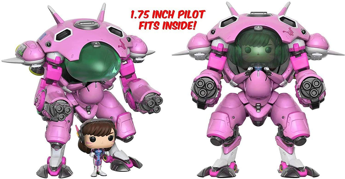 Funko POP Games: Overwatch D.VA & Meka 6 POP and Buddy Toy Figure, 36 months to 1200 months