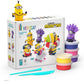 Hey Clay Despicable Me Minions 15 Cans Set - Colourful Modelling Kids Air-Dry Clay Set 15 Cans with Sculpting Tools and Fun Inte