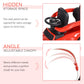 Aosom Mercedes-AMG C63 Licensed Ride on Push Cars for Toddlers, Sliding Walking Car with Sun Canopy, Horn, Music, Safety Bar, Cu