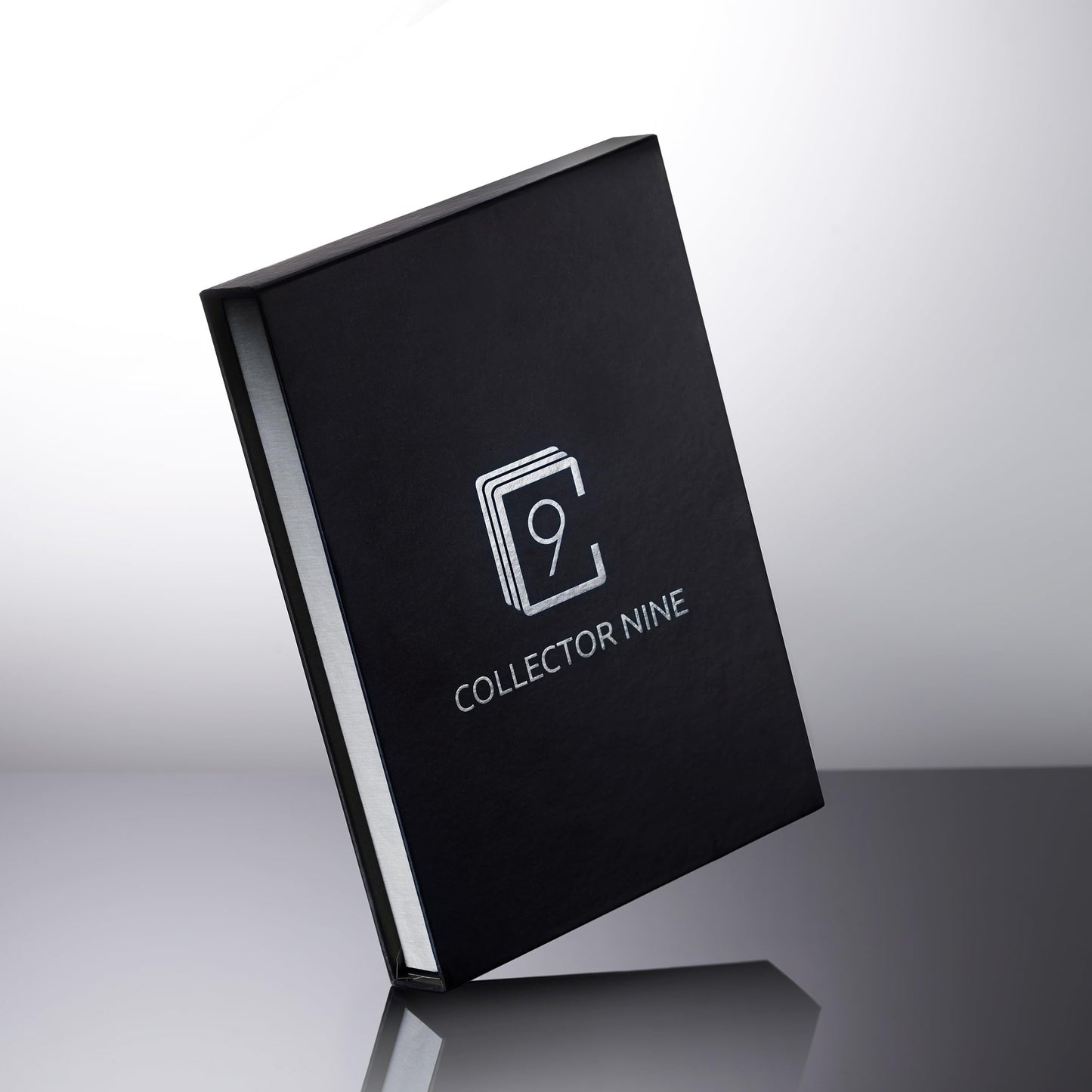 Collector Nine Bgs Display Gift Case Magnetic Flip | Graded Card Storage Slab Shipping Box Holder (Silver, Bgs Single)