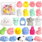 Pokonboy 25Pcs Mochi Squishy Toys, Mini Kawaii Squishies Animals With Storage Bag Party Favor For Kids Stress Relief Toys Classroom Prizes Easter Basket Stuffers For Boys And Girls Age 3+
