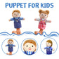 Finger Puppet Family Finger Puppet,6Pcs Cute Puppet Mini Plush Toys Teaching Show,Soft Puppet For Kids Family Members Role Playi