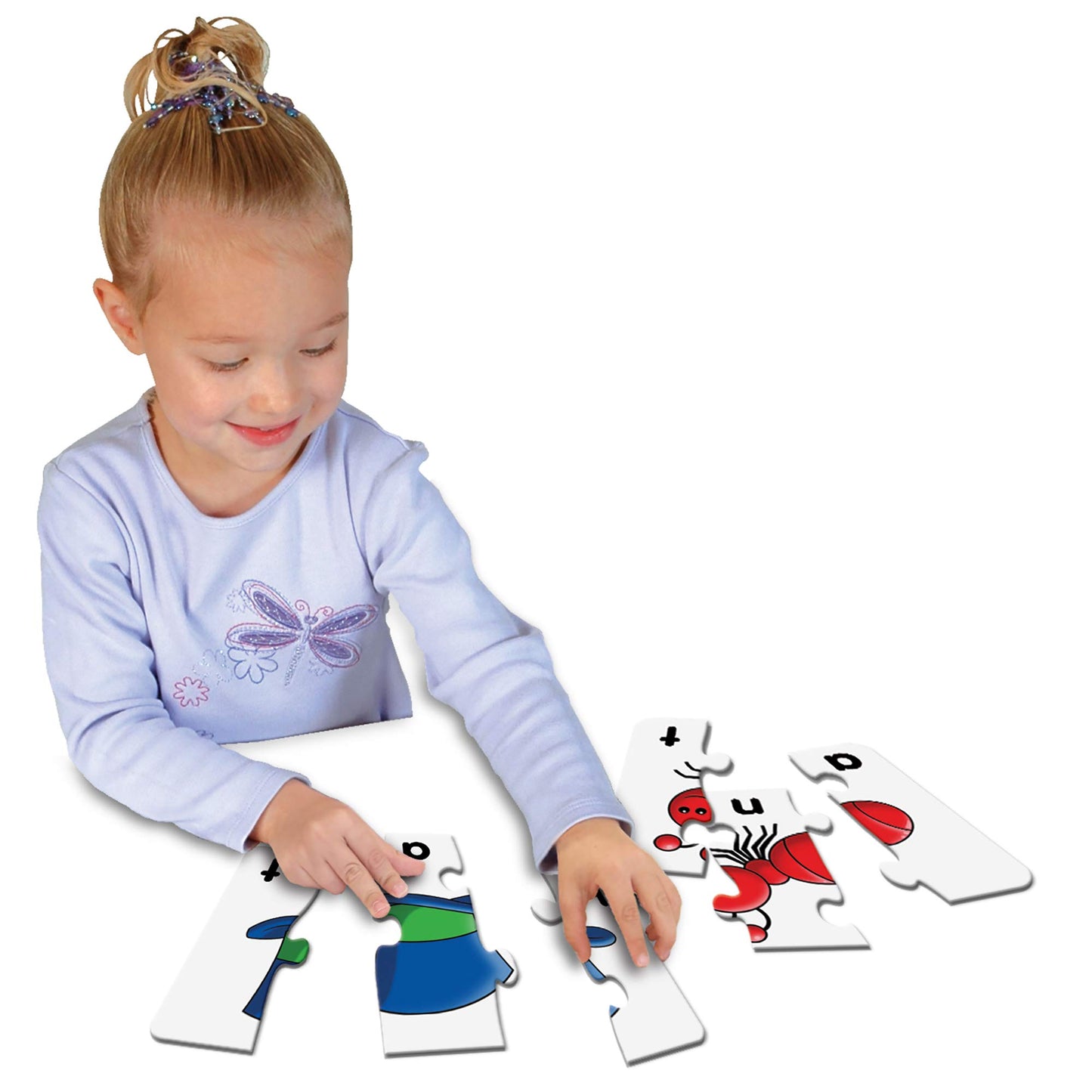 The Learning Journey: Match It! - 3 Letter Words -Spelling Puzzles For Kids Ages 3-5, Learn To Read With Preschool Learning Materials And Learning Games - Award Winning Educational Toys