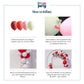 House Of Party Pink And Green Balloon Garland Kit 120 Pcs - Mint, Red And Pink Balloons Arch For Graduation, Wedding, Gender Rev