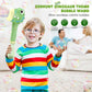 Zerhunt Bubble Machine for Kids - Outdoor Toy, Battery Operated, Acrylic, Dinosaur Color, Perfect for Parties and Gifts