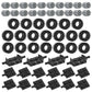 Tires Wheels And Axles Sets - 56 Pieces Brick Accessories Basic Classic Building Block Toys,Car Truck Wheels Parts