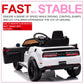 Hipicute Kids Electric Car | Licensed Dodge Challenger Ride-On 12V Battery-Powered Vehicle with Remote, LED Lights, Bluetooth, M