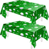 Golf Tablecloth Golf Party Decorations Golf Themed Party Supplies Rectangle Plastic Disposable Golf Table Cover Golf Decorations For Birthday Party Picnic Sport Events, 86 X 51 Inch (2 Piece)